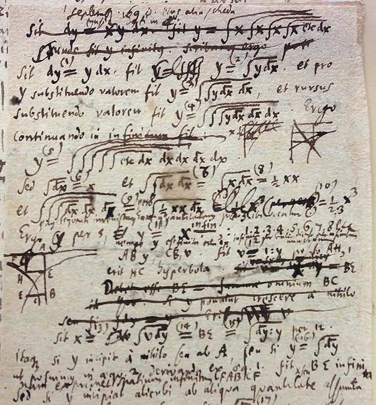 A page of Leibniz's handwritten notes.