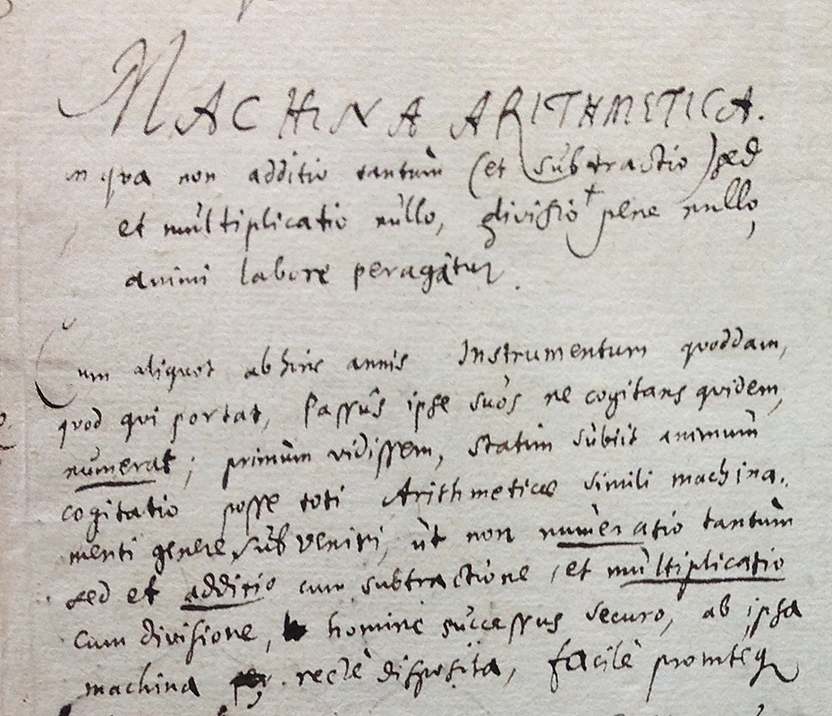 A page of Leibniz's handwritten notes and symbols.